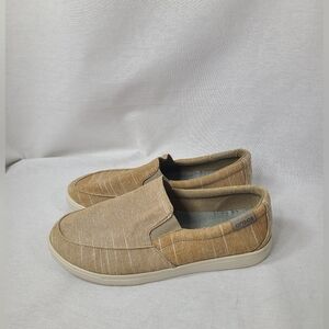 Crocs Dual Comfort Citilane Women's Size 6 Beige Low Slip On Flat Shoes